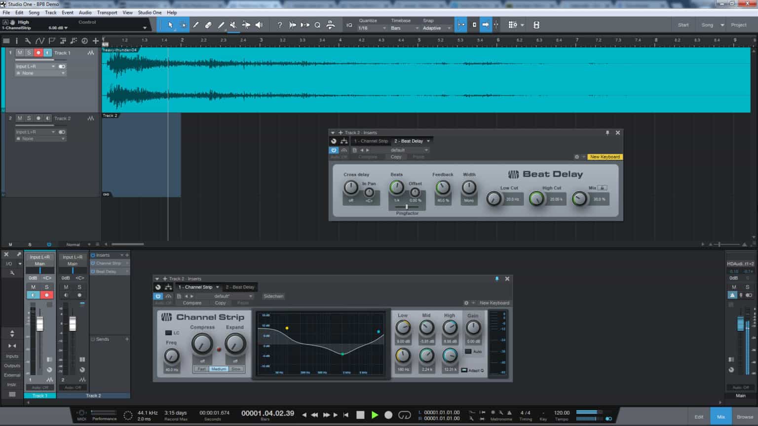 Studio One Prime by PreSonus