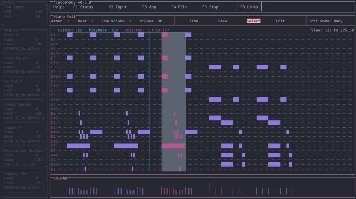Cacophony Is An Open-Source MIDI Sequencer By Subaltern Games