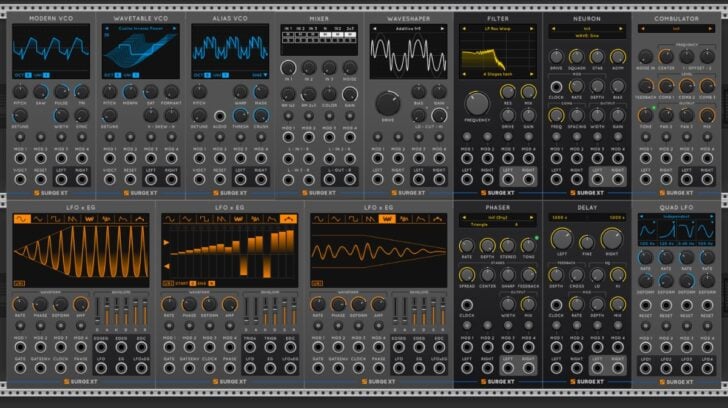 Free Surge XT synth gets big 1.3 update, with new effects, OSC & command line