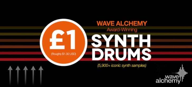 Get Over 5,000 Wave Alchemy Drum Samples For £1!
