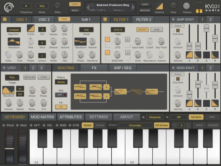 Synthmaster One iOS FREE