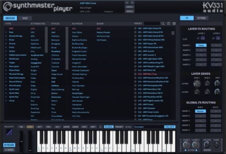 KV331 Audio Synthmaster 2 Player FREE