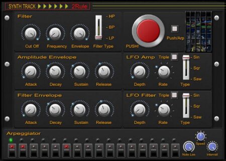 2Rule Releases Free SynthTrack Filter Effect For PC & Mac