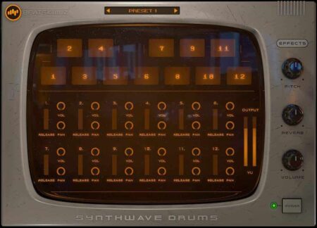 BeatSkillz Synthwave Drums VST/AU Plugin Sale ($49 Intro Price)
