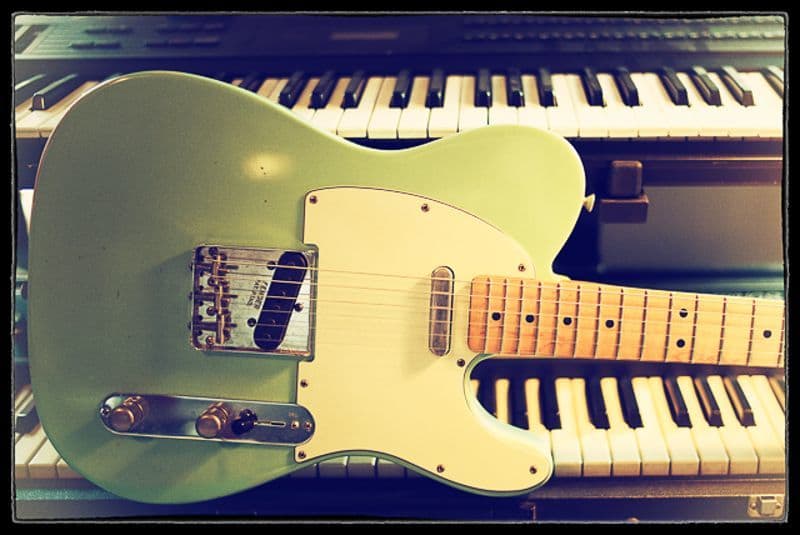 The guitar which powers the dual oscillators in Uproar.