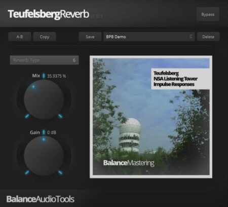 Balance Mastering Releases Free Teufelsberg Reverb VST/AU Plugin