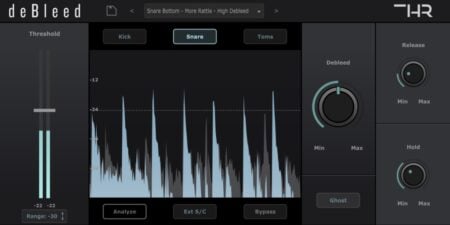 New THR DeBleed Noise Gate Plugin is 44% Off for a Limited Time Only