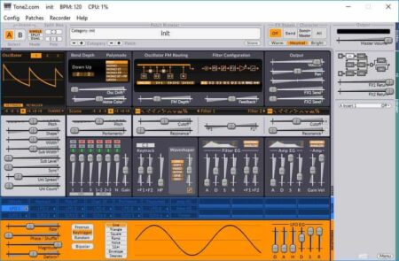 NanoHost Is A FREE VST Plugin Host Released By Tone2