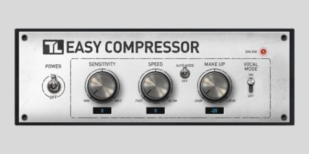 ToneLib’s TL EasyComp is a FREE simple compressor plugin