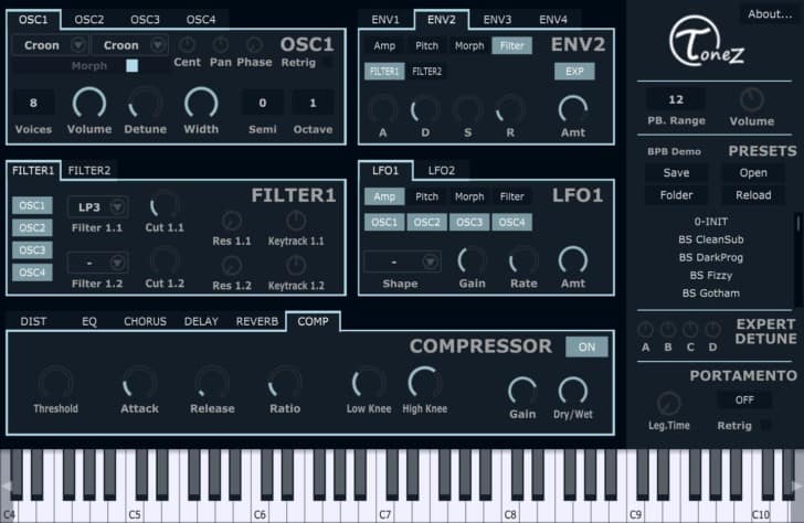 ToneZ Is A FREE Synthesizer VST/AU Plugin For EDM Music Producers