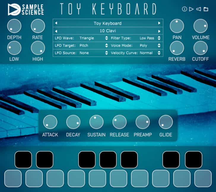 SampleScience Releases FREE Toy Keyboard 2 VST/AU Plugin