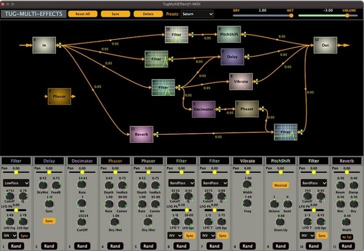 TugMultiEffect Is A FREE Multi-Effect Plugin