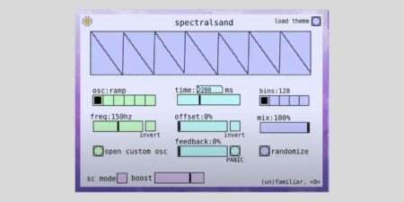 (Un)familiar. offers a 24% discount on Spectralsand and a FREE version for macOS, Windows, and Linux.