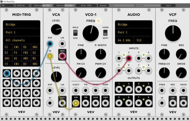 VCV Rack Free Modular Synthesizer Now Connects To Your DAW!