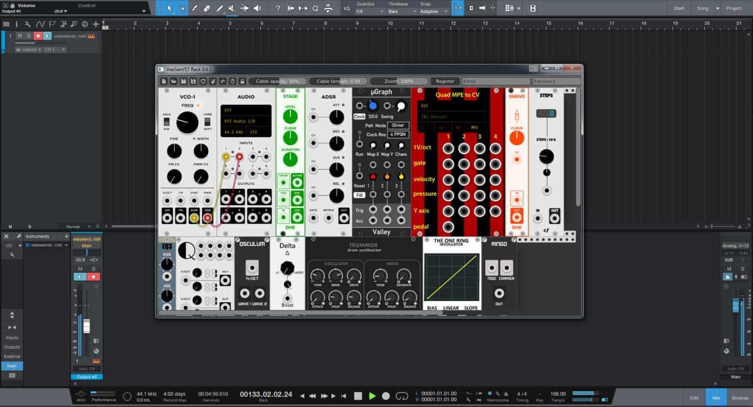 This UNOFFICIAL Port Turns VCV Rack Into A VST Plugin!