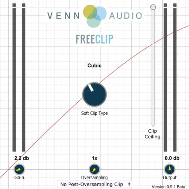 Venn Audio Releases The "Free Clip" Soft Clipper VST/AU Plugin (BETA)