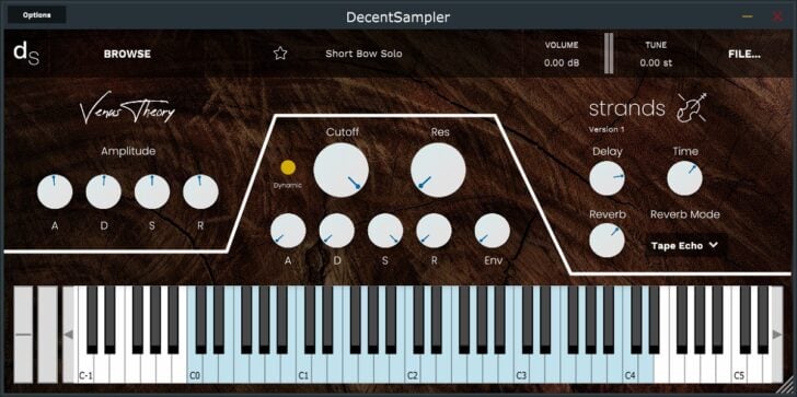 Strands Is A FREE Decent Sampler Cinematic Cello Library by Venus Theory