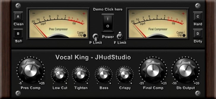 Vocal King Pro VST Plugin By JHudStudio Is Now FREE ($29 Value)