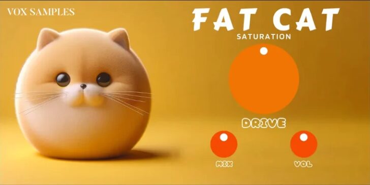 Vox Samples Fat Cat Vocal Saturation Plugin is FREE for Windows