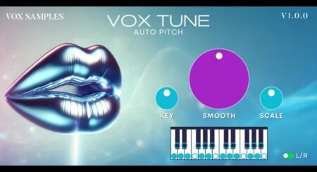Vox Samples releases Vox Tune Auto Pitch, a FREE pitch correction plugin for macOS and Windows