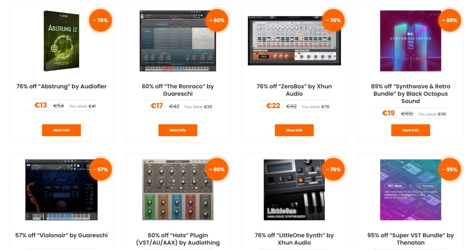 VSTBuzz closing down sale: the biggest ever discounts are back!