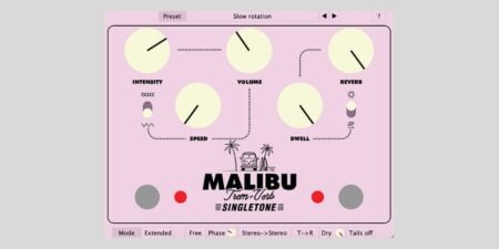 VZTec debuts free Malibu plugin beta, which replicates Malibu reverb-tremolo pedal