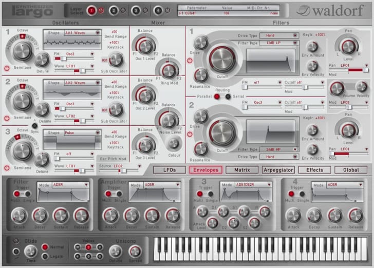 Waldorf Largo Review (Wavetable Synthesizer)