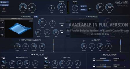 WAVE-LITE Is A FREE Wavetable Synthesizer For HALion Sonic SE