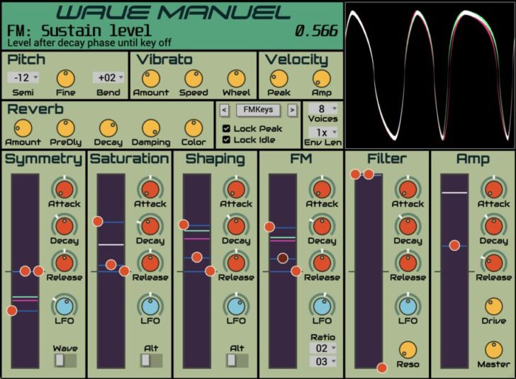 Pauli Pölkki Releases FREE Wave Manuel Virtual Synthesizer