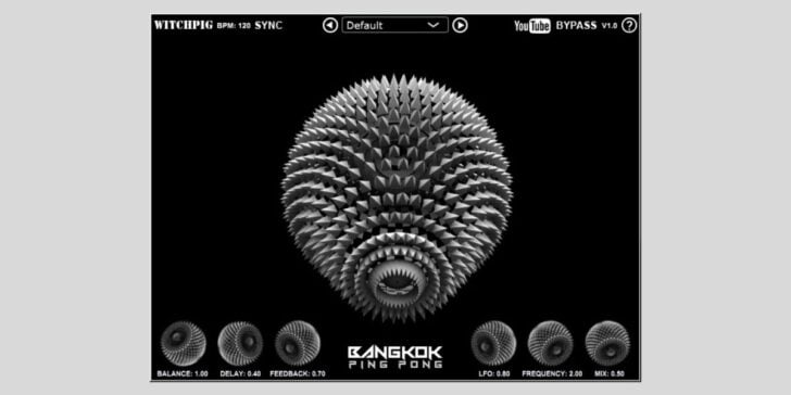 Witch Pig releases Bangkok Ping Pong, a FREE delay plugin for macOS and Windows