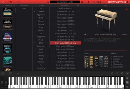 IK Multimedia Wurly Model 120