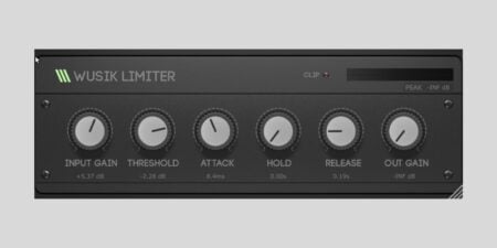 The Wusik Limiter for macOS and Windows is FREE for a limited time