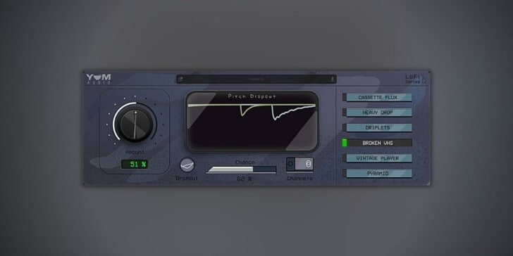 LoFi Pitch Dropout by Yum Audio