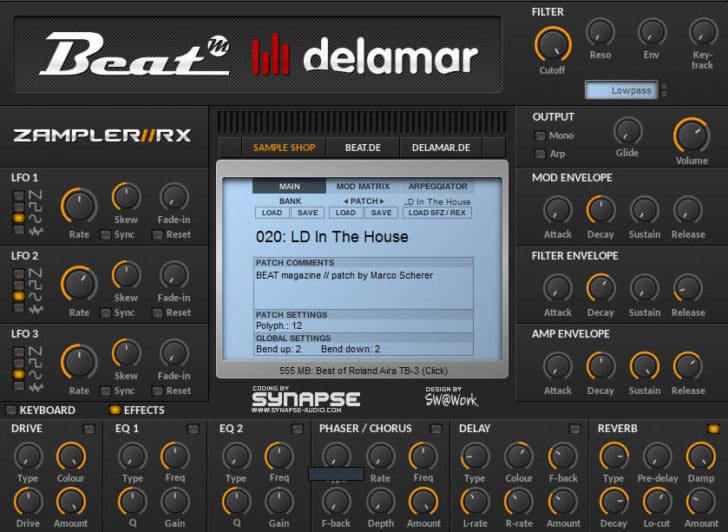 Beat Zampler Now 64-bit On Mac (+ New Free Sound Bank)