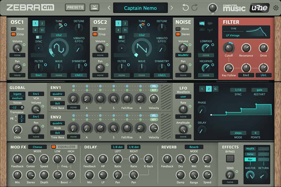 ZebraCM also comes with a fresh new GUI.