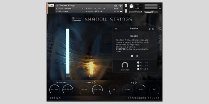 Zero-G’s new Shadow Strings cello Kontakt library is 20% off