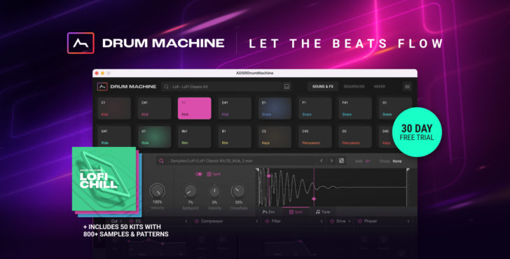 ADSR Drum Machine