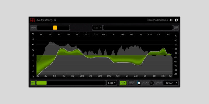 AVA Mastering EQ by Harrison Consoles