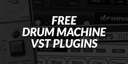 Free Drum Machine VSTi/AUi Plugins!