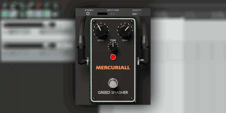 Mercuriall Releases Free "Greed Smasher" Stompbox VST/AU Plugin