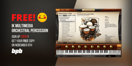 IK Multimedia Orchestral Percussion FREE