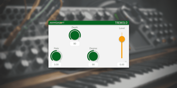 ANWIDA Soft Offers FREE Tremolo Plugin For macOS & Windows