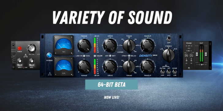 Variety Of Sound 64-Bit Plugins Public Beta Is Now LIVE!