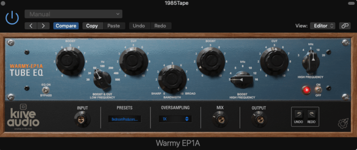 Warmy EP1A Tube EQ by Kiive Audio